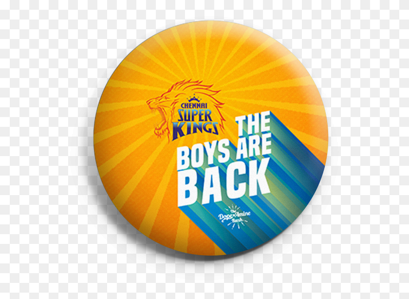 577x553 Csk The Boys Are Back Circle, Label, Text, Advertisement HD PNG Download