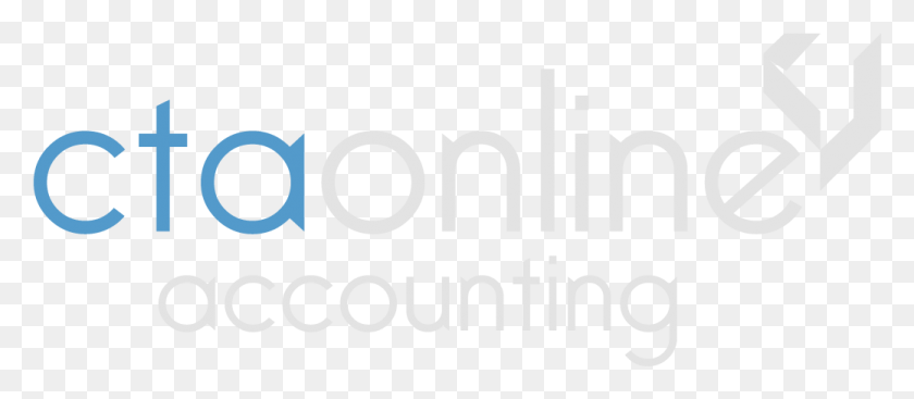 1039x409 Cta Online Accounting Footer Logo Circle, Word, Text, Label HD PNG Download