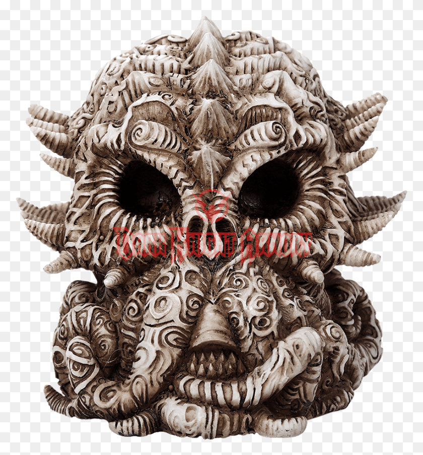 785x851 Cthulhu Skull, Ornament, Pattern, Fractal HD PNG Download