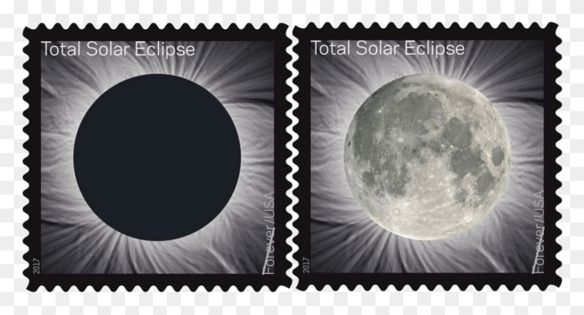1426x720 Cti Inks Illuminate August 2017 Solar Eclipse 2017 Total Solar Eclipse Stamp, Astronomy, Outer Space, Universe HD PNG Download