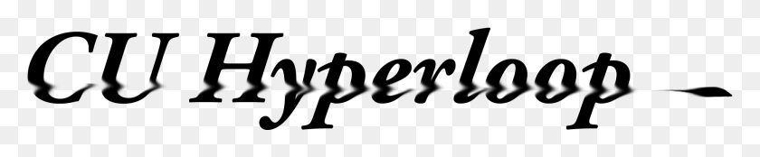 1826x269 Cu Hyperloop Официальный Текстовый Логотип Каллиграфии, Серый, World Of Warcraft Hd Png Скачать