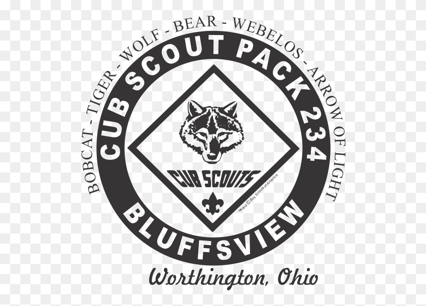 524x543 Cub Scout Logo Emblem, Symbol, Trademark, Badge HD PNG Download
