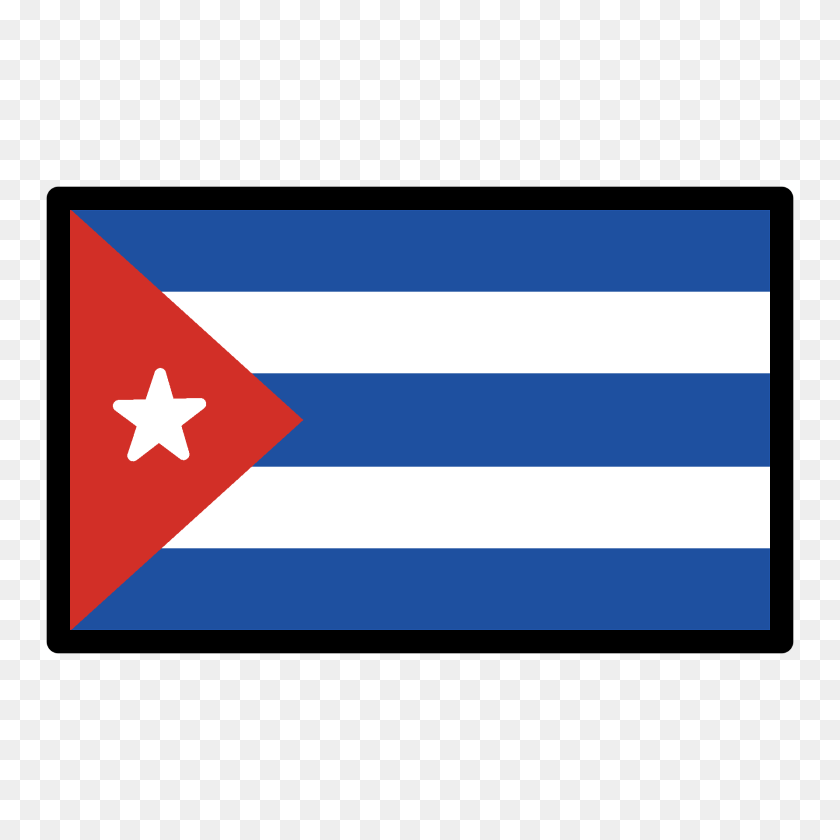 Cuba Flag Emoji Clipart Sticker PNG