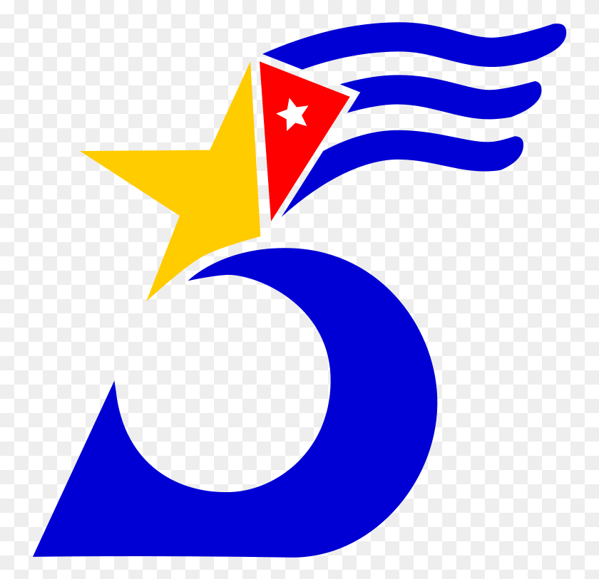 750x753 Кубинская Пятерка Кубинская Революция Кубинский Ракетный Кризис Флаг Кубинский Символ, Топор, Инструмент, Символ Звезды Png Скачать