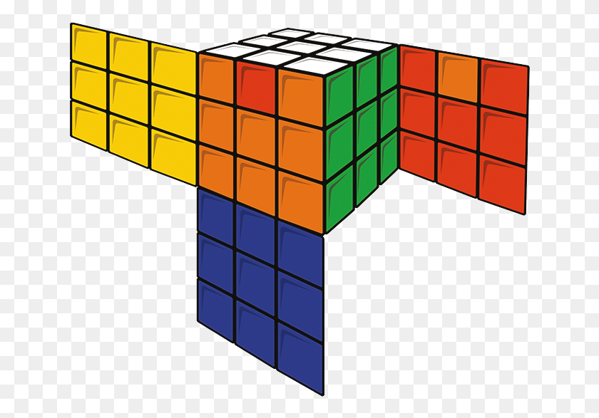 646x527 Cube, Rubix Cube, Text HD PNG Download