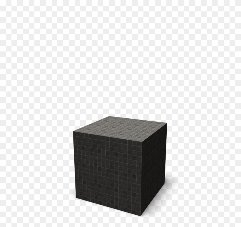1001x942 Cube Element 3d Black Cube, Box, Furniture, Table HD PNG Download