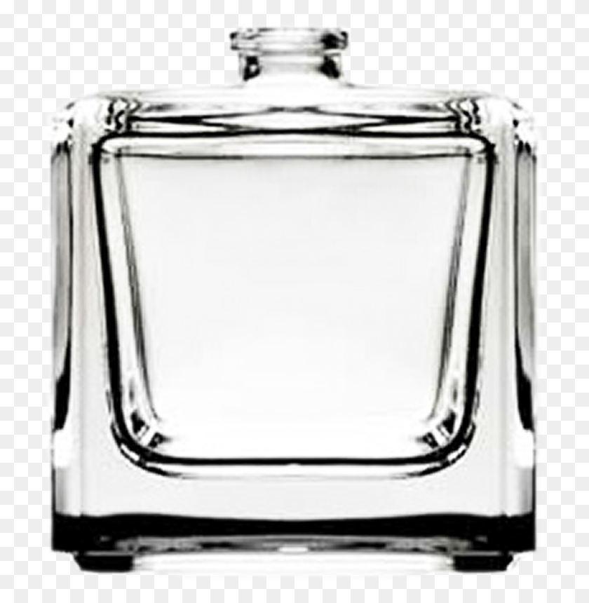 718x800 Cube Glass Glass Bottle, Perfume, Cosmetics, Ink Bottle HD PNG Download