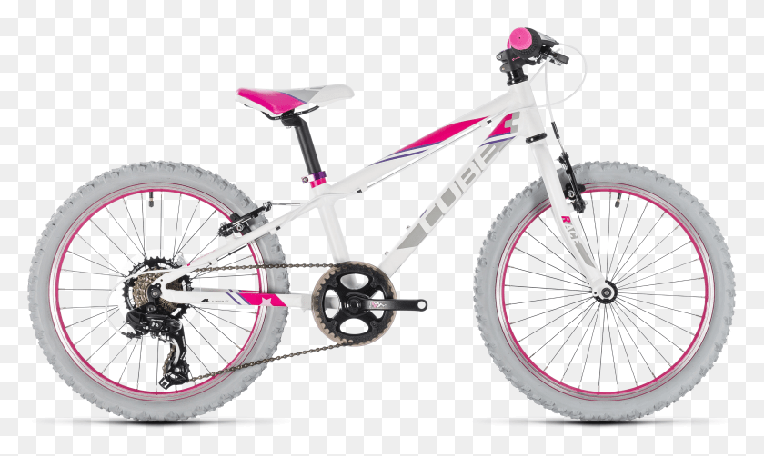 4501x2554 Cube Kid 200 Girl Whitepink Kids Bikes HD PNG Download