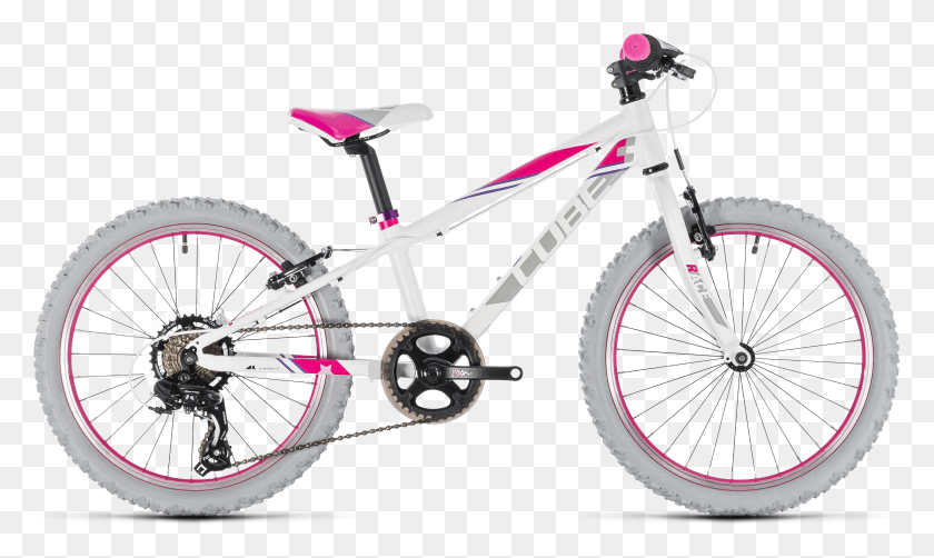 4501x2554 Cube Kid 200 Girl Whitepink Kids Bikes Hd Png Скачать