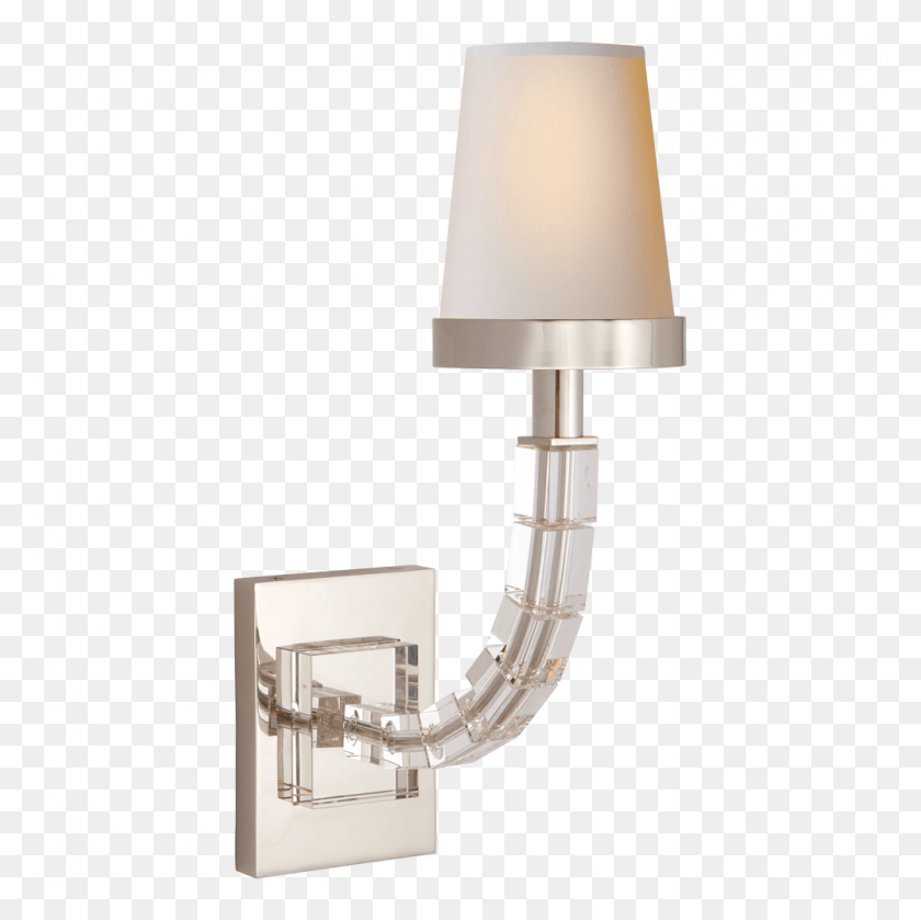 1000x1000 Cube Sconce In Polished Nickel And Crystal With Sconce, Lamp, Lampshade, Table Lamp HD PNG Download