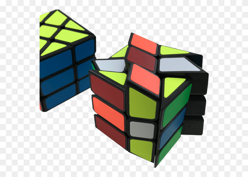 574x539 Descargar Png Cubo Revuelto Molino De Viento, Cubo De Rubix Hd Png