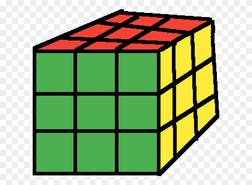 623x557 Куб Решенный Куб Рубика, Рубикс Куб Hd Png Скачать