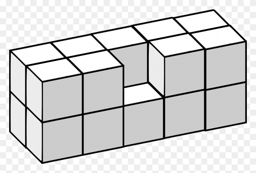 1151x750 Cube Tetris Three Dimensional Space Jigsaw Puzzles Math Blocks Clipart Cube, Diagram, Furniture, Rubix Cube HD PNG Download