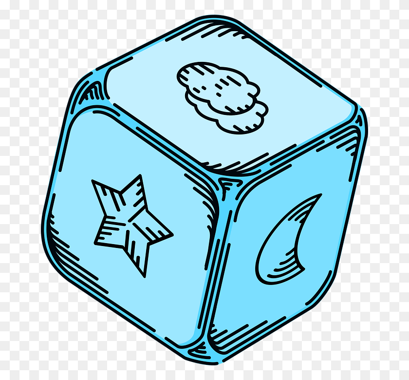 672x720 Cube Toy, Dice, Game, Symbol HD PNG Download