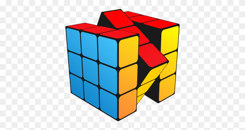 393x387 Cube Transparent Images Rubik Cube Vector, Rubix Cube, Grenade, Bomb HD PNG Download