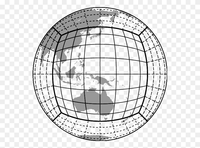 565x565 Cubed Sphere Grid Designed By Sadourny Sphere, Astronomy, Outer Space, Universe HD PNG Download