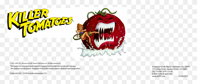 3837x1462 Cubes Attack Of The Killer Tomatoes, Label, Text, Plant HD PNG Download
