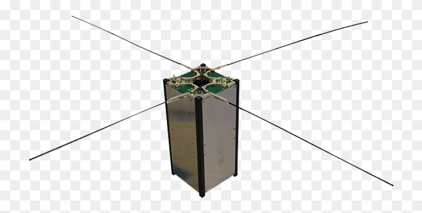 726x365 Descargar Png Cubesat Torniquete Sistema De Antena Desplegable Antena De Banda S Cubesat, Arco, Colgante, Arma Hd Png