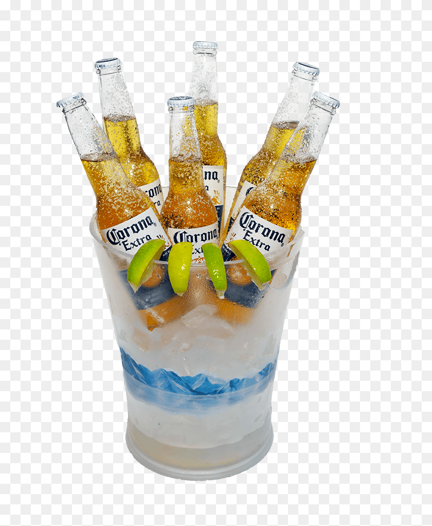 Cubeta De Coronas, Alcohol, Beer, Beer Bottle, Beverage Transparent PNG