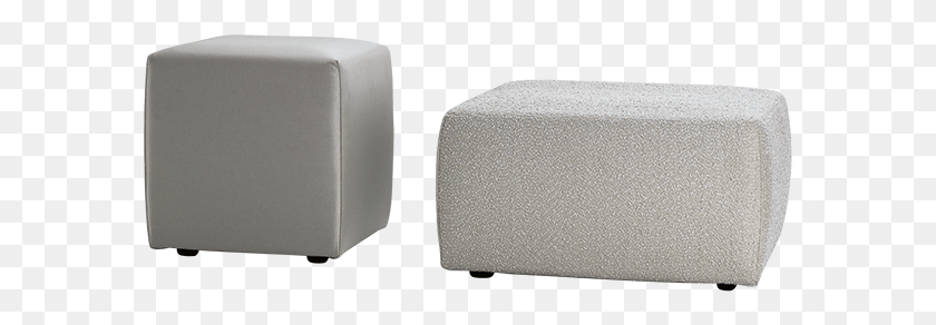583x232 Cubo Ottoman, Furniture, Foam, Chair HD PNG Download