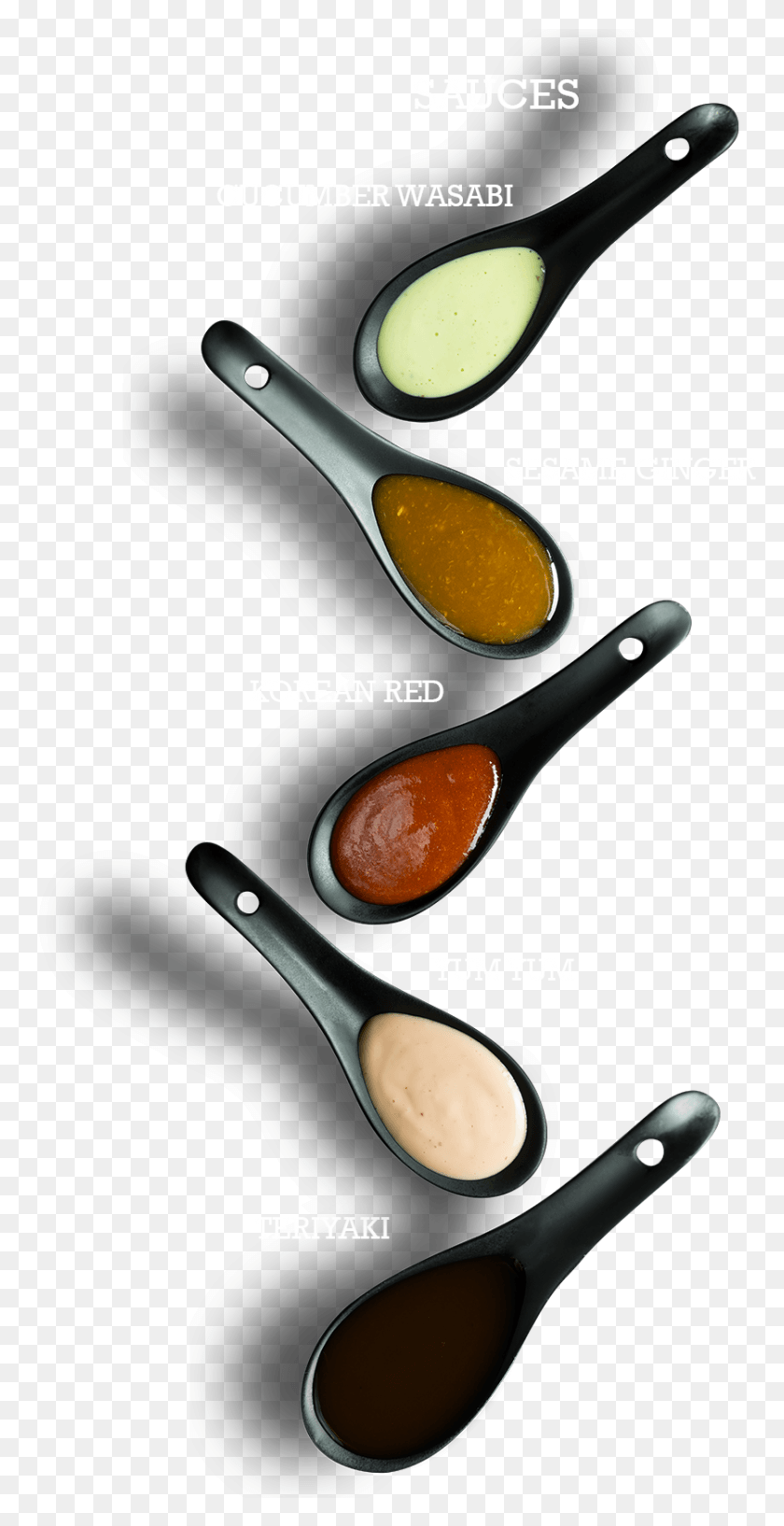 837x1690 Cucumber Wasabi Sesame Ginger Korean Red Yum Yum Sauce On Spoons, Cutlery, Spoon, Wooden Spoon HD PNG Download