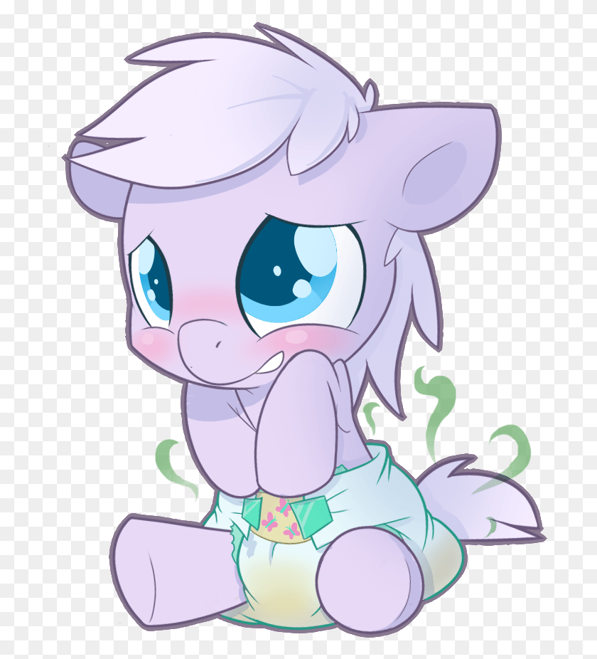 707x866 Cuddlehooves Baby Baby Pony Cutie Mark Diapers Diaper, Mammal, Animal, Graphics HD PNG Download