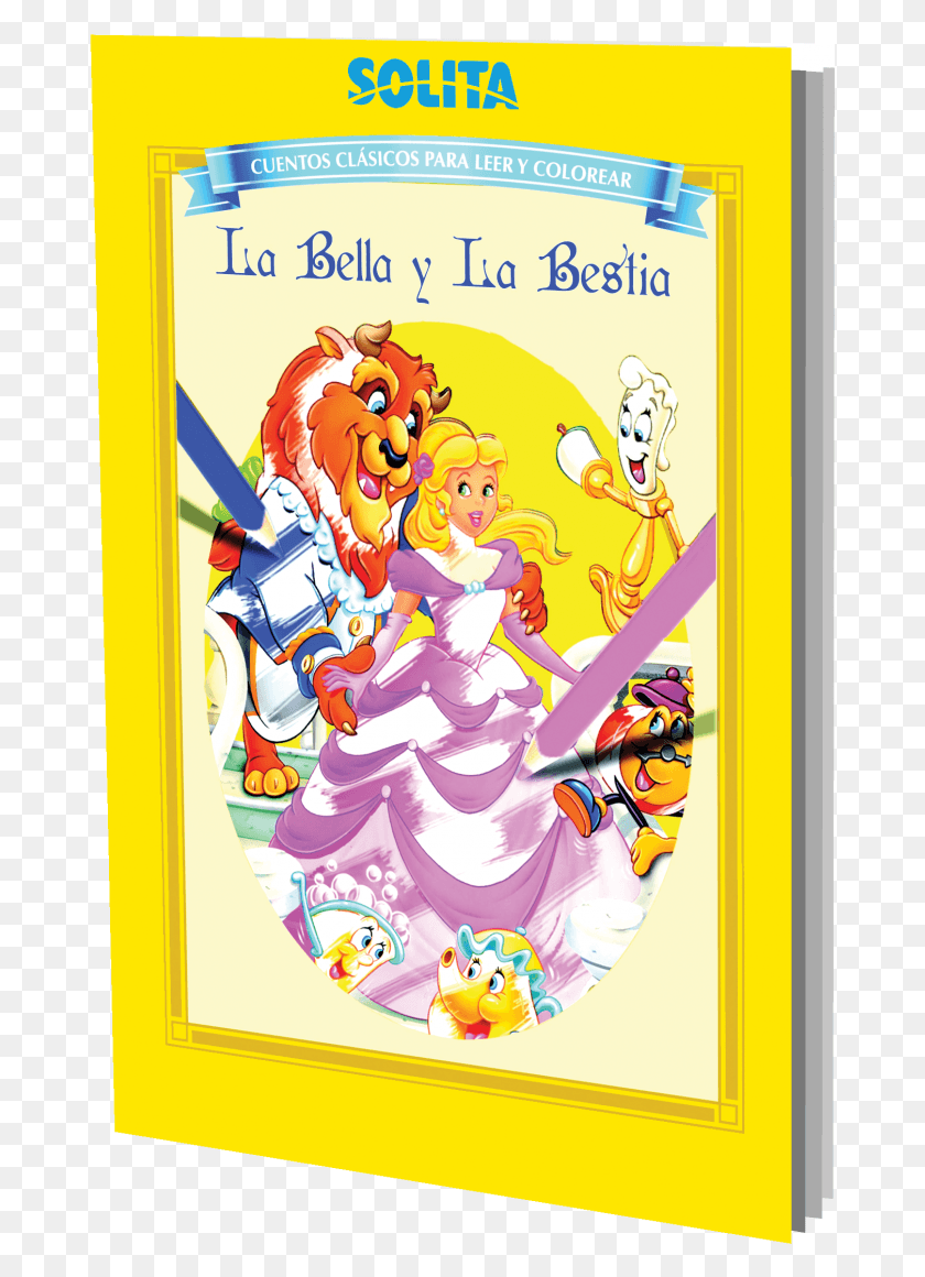 677x1100 Cuento La Bella Y La Bestia Para Colorear Solita, Poster, Advertisement, Graphics HD PNG Download