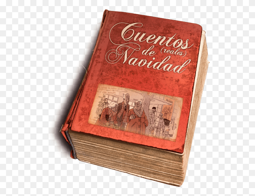 542x586 Коробка Cuentos De Navidad, Книга, Роман, Текст Hd Png Скачать