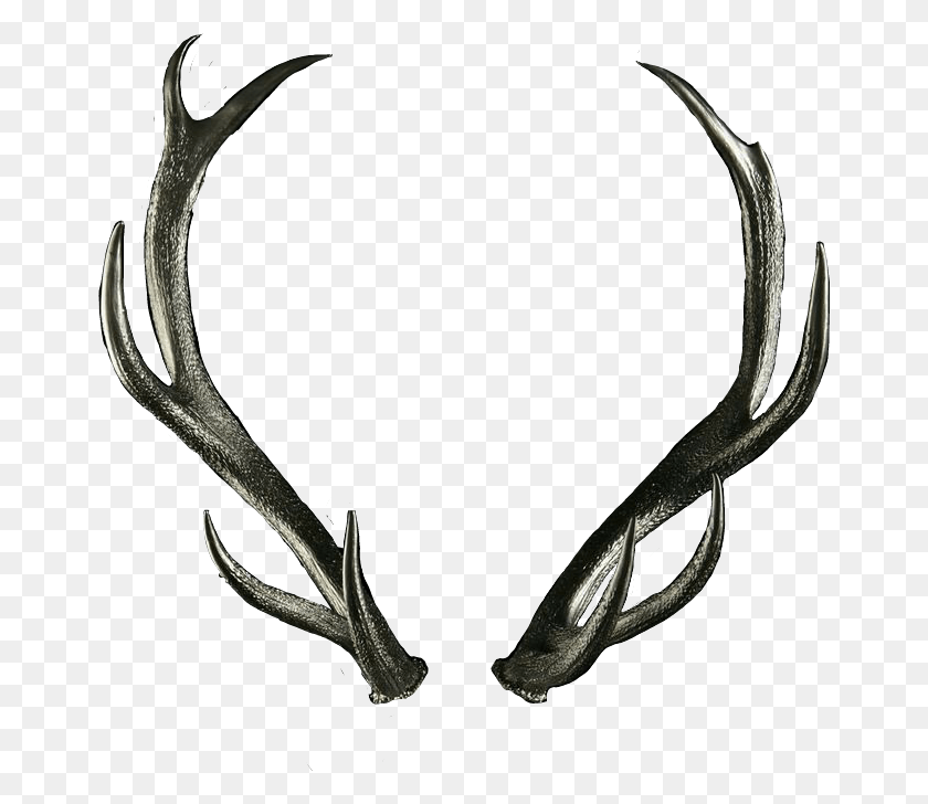 662x668 Cuernos Sticker Deer, Antler, Bracelet, Jewelry HD PNG Download