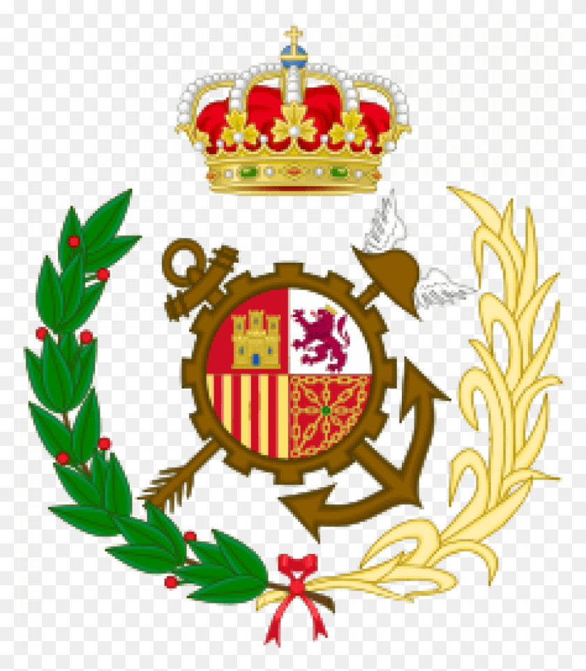 1130x1309 Cuerpo Ejecutivo De Vigilancia Aduanera City Of Madrid Coat Of Arms, Jewelry, Accessories, Accessory HD PNG Download