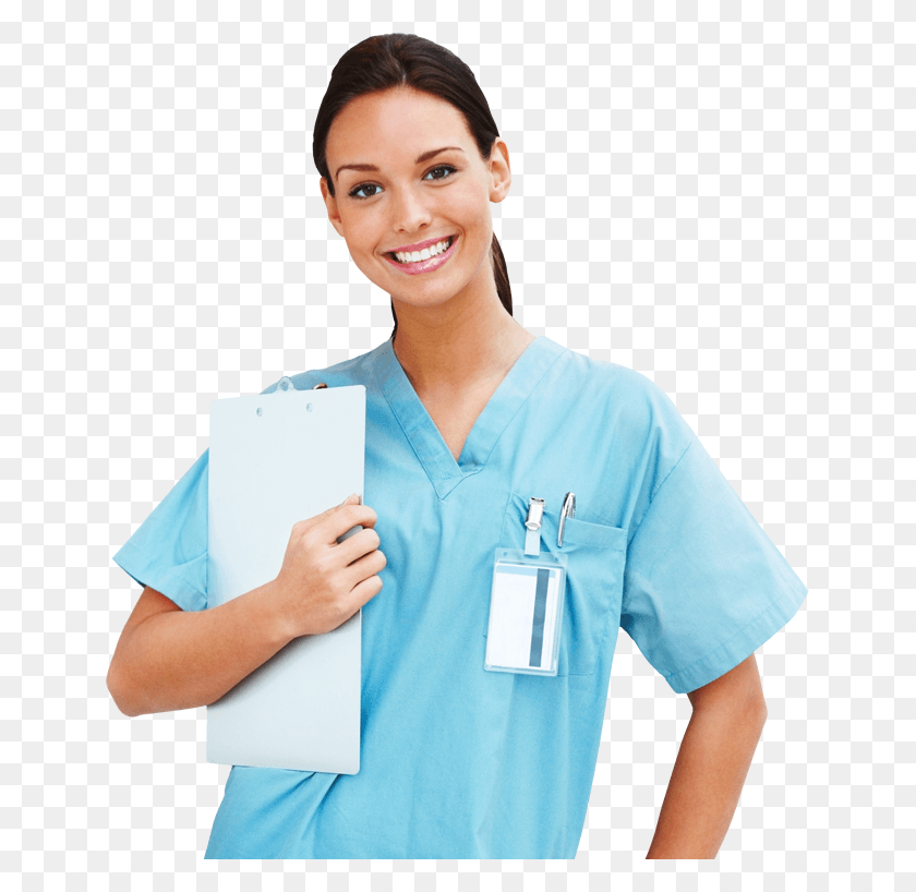645x758 Cuidadorasansianos Walking Nurse, Person, Human, Shirt HD PNG Download