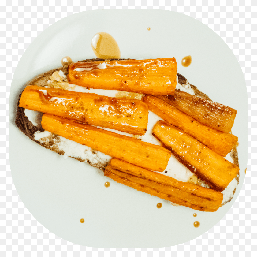 1961x1961 Cumin Roasted Carrots With Goat Cheese And Balsamic Side Dish HD PNG Download