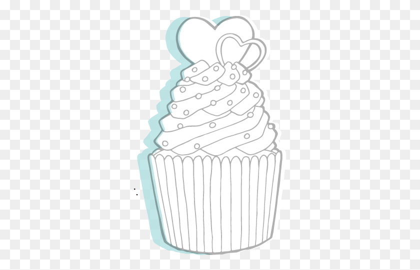306x481 Cup Cakes Cupcake, Cream, Cake, Dessert HD PNG Download