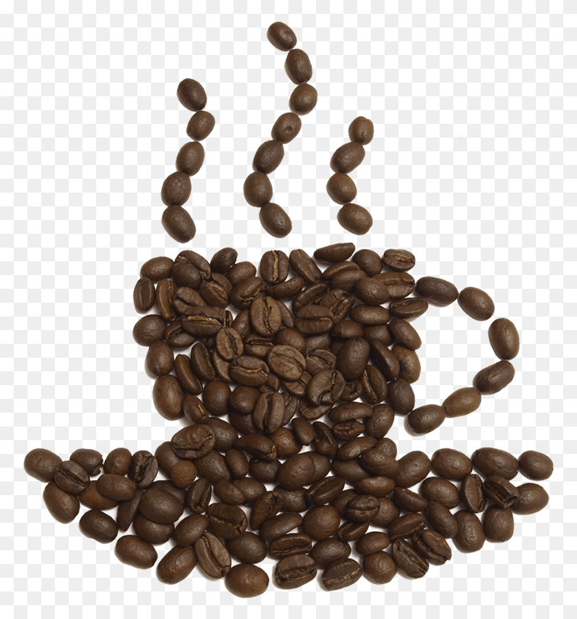 773x840 Cup Make With Coffee Image 1 Coffee Bean Transparent Background, Plant, Vegetable, Food HD PNG Download