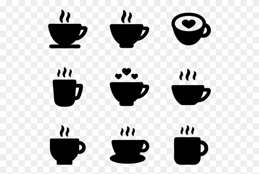 529x504 Cup Of Coffee Cup Of Tea Icon, Gray, World Of Warcraft HD PNG Download