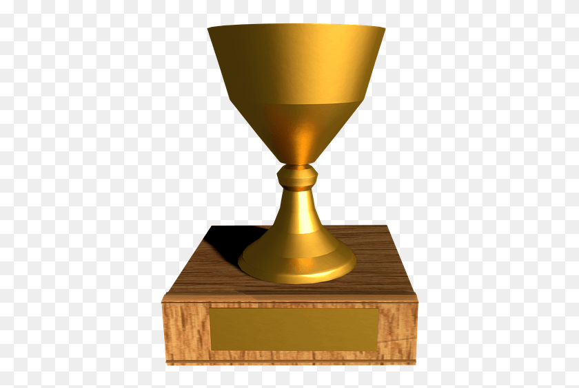 380x504 Cup Trophy Winner Gold Champion Profit Award Trophy, Lamp HD PNG Download