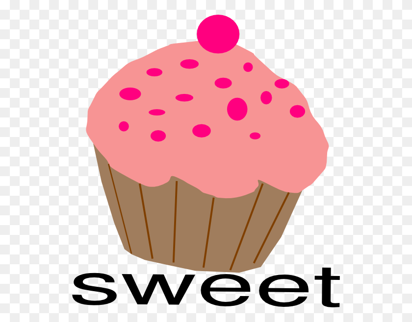 546x598 Cupcake, Cream, Cake, Dessert HD PNG Download