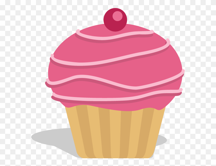 599x585 Cupcake Cartoon Clip Art Cartoon Transparent Cupcake, Cream, Cake, Dessert HD PNG Download