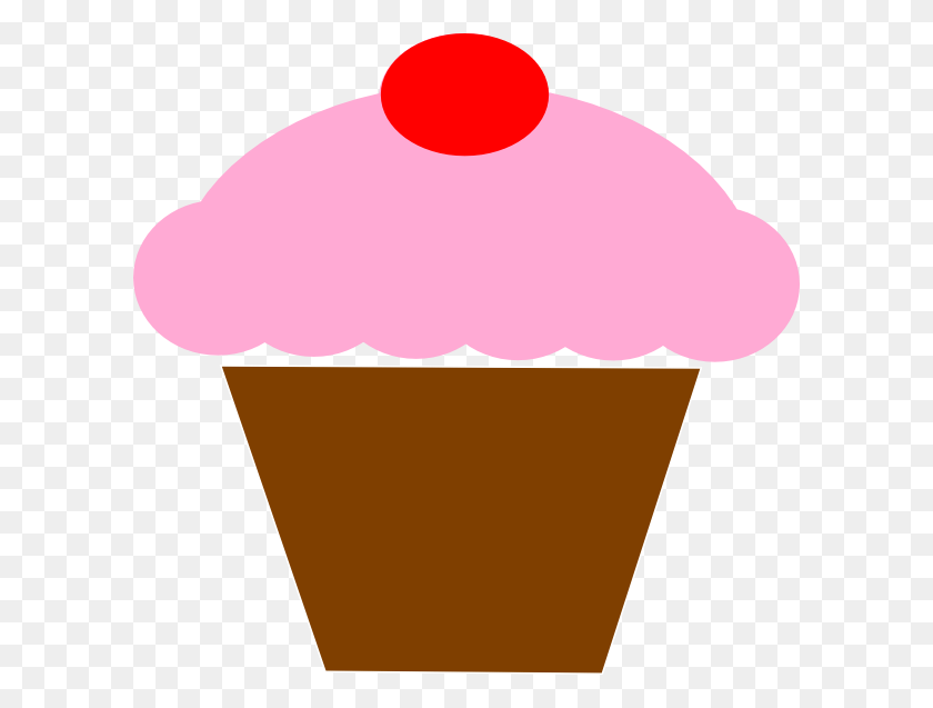 600x577 Cupcake Clipart 39html Clip Art Cupcake, Cream, Dessert, Food HD PNG Download