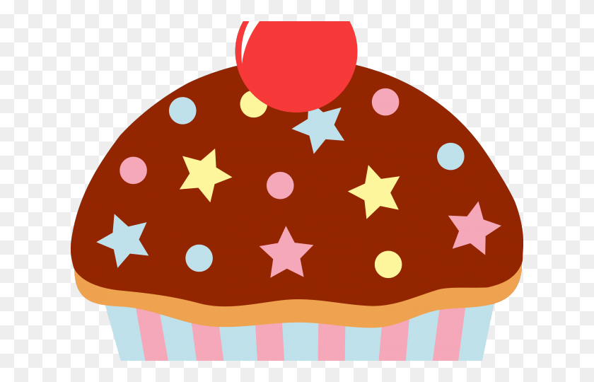 640x480 Cupcake Clipart Cartoon Cartoon Cakes And Sweets, Lunch, Meal, Food HD PNG Download