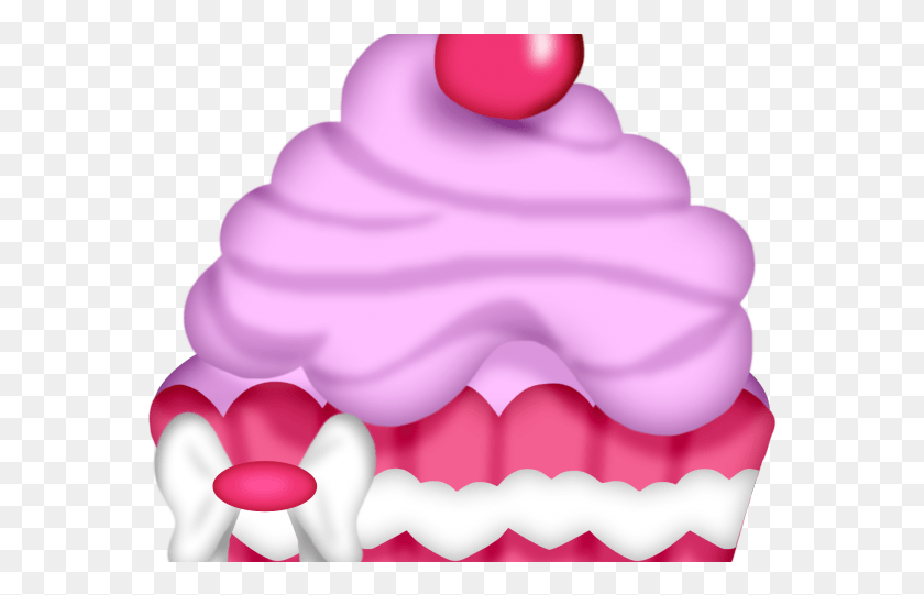 572x481 Cupcake Clipart Vector Cup Cake Clipart, Cream, Dessert, Food HD PNG Download