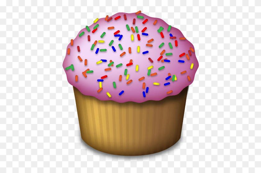 441x498 Cupcake Emoji Cupcake Emoji Transparent Background, Birthday Cake, Cake, Dessert HD PNG Download