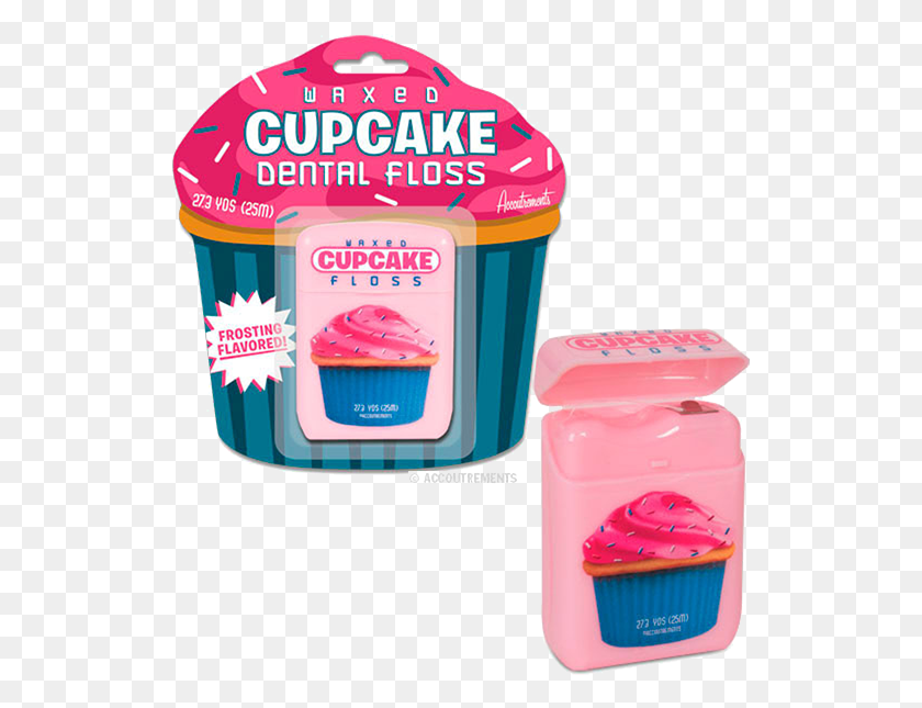 529x585 Cupcake Flavored Dental Floss Flavored Floss, Food, Dessert, Yogurt HD PNG Download
