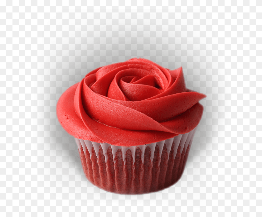 650x636 Cupcake Flower, Cream, Cake, Dessert HD PNG Download