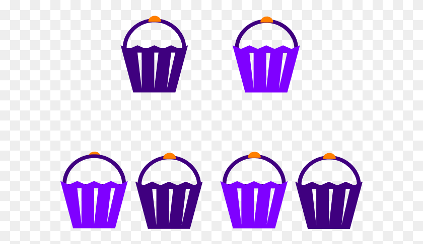 601x426 Cupcake On A Stand Clipart, Bucket, Plastic, Recycling Symbol HD PNG Download