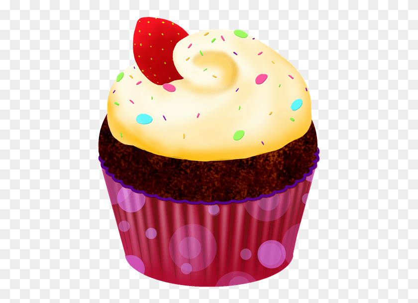 451x548 Cupcakes, Cupcake, Cream, Cake HD PNG Download