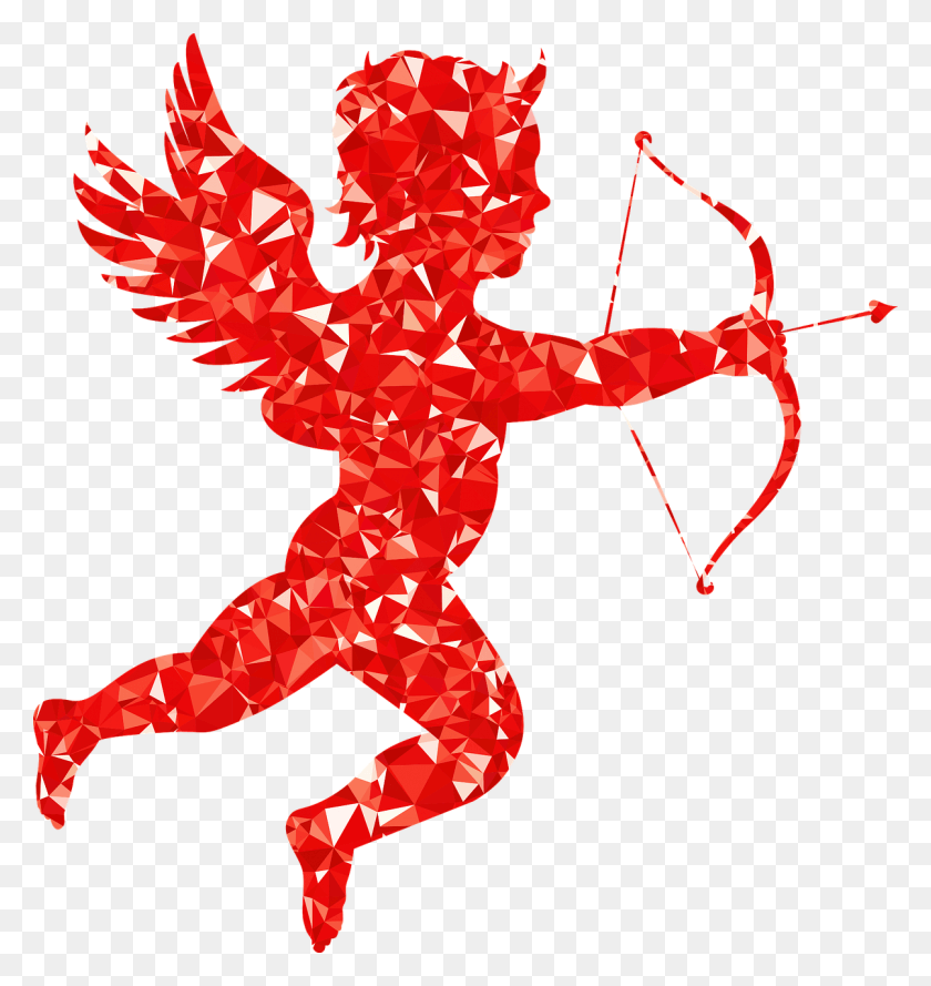 1204x1280 Cupid Angel Arrow Bow Cartoon Image Transparent Background Cupid Clipart, Person, Human HD PNG Download
