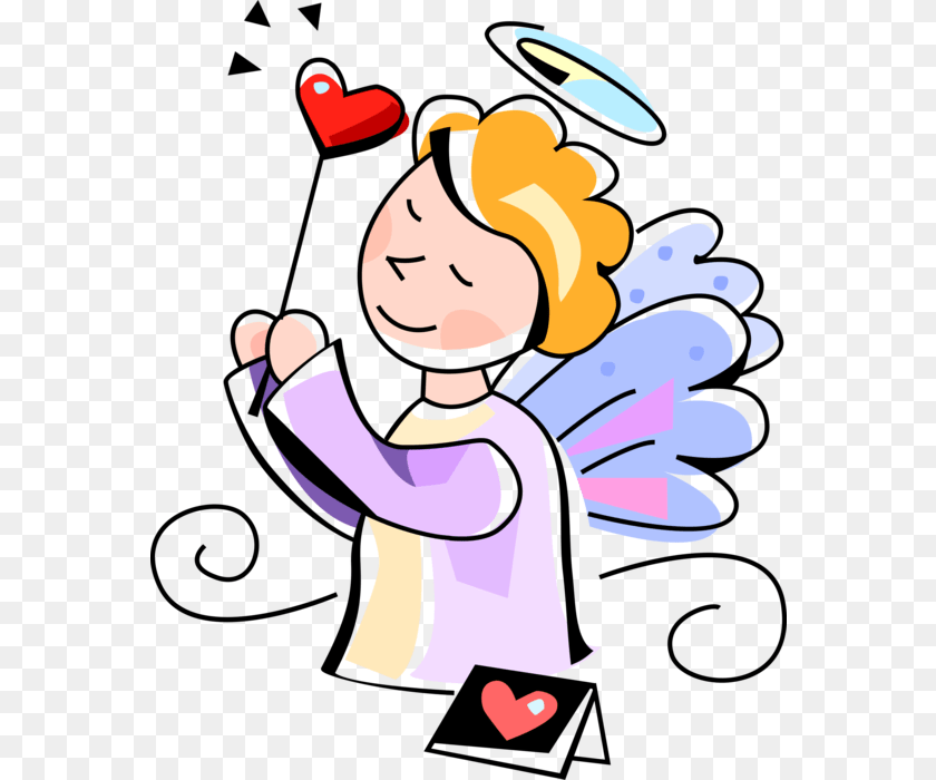Cupid With Passion Love Heart, Cartoon, Baby, Person, Face Transparent PNG