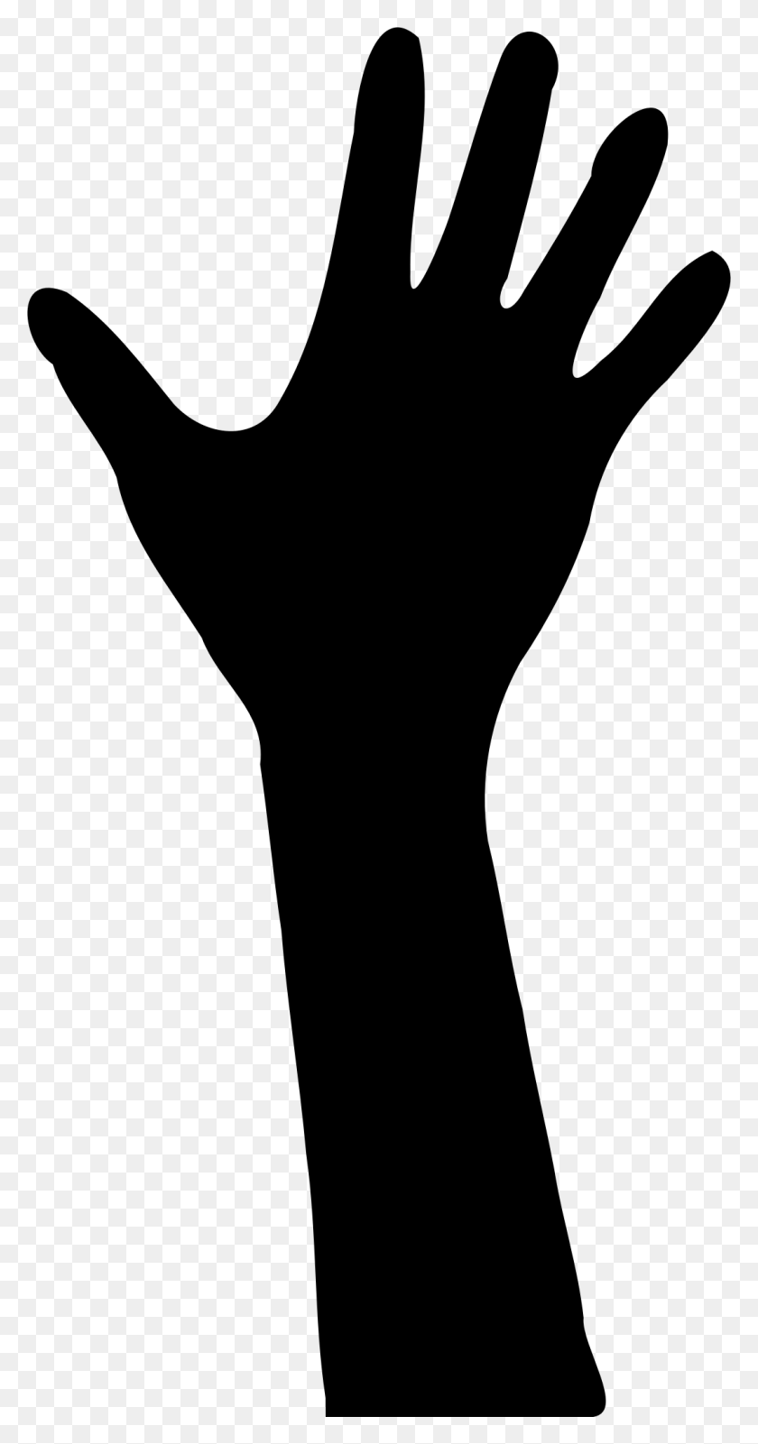 1080x2135 Cupped Silhouette At Getdrawings Com Free For Hand Reaching Out Clipart, Gray, World Of Warcraft HD PNG Download