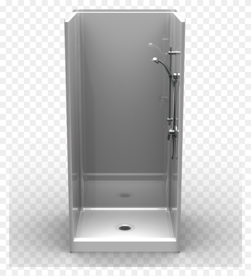 Curbed Shower One Piece 4238 Shower Door, Room, Indoors, Bathroom HD PNG Download